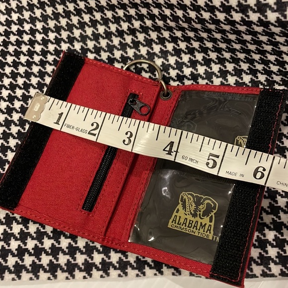 University of Alabama ID Holder Key Chain  w/ Pewter Logo 🐘 - Picture 16 of 16